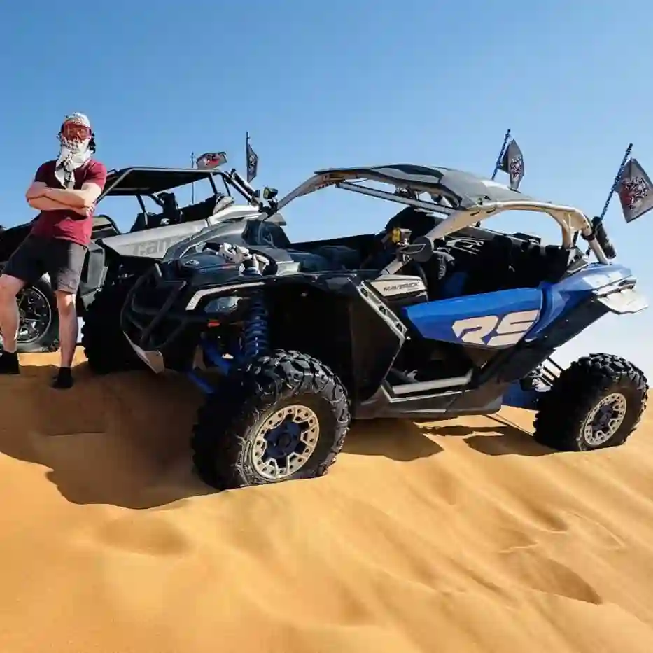 Quad bike desert adventure